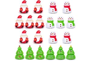 EKKONG Jouet Mécanique à Remonter Noël, Véhicules Enfants 20 Pièces Voiture de Jouets de Noël Bonhomme de Neige/Arbre de Noël/Père Noël Forme Cadeau de Noël pour Garçons Filles