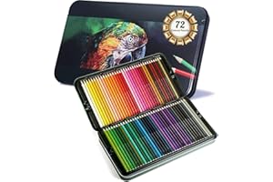 KEBUYE Farbstifte, Qualität Buntstifte für Erwachsene Malkünstler Profis und Coloristen, Soft Core, Zeichnung Bleistift Set Kunst Zubehör für Kinder Anfänger, Buntstifte Kinder
