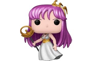 Funko Pop! Animation: Saint Seiya - Saori KIDO - (Athena) - Diamond Glitter - Exclusivité Amazon - Figurine en Vinyle à Collectionner - Idée de Cadeau - Produits Officiels - Anime Fans