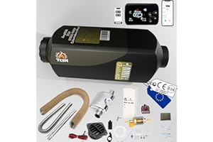 XMYXGAR YCSH Calefaccion estacionaria diesel 5kw 12v ch22 v3, Calefaccion homologable ITV de Aire diésel de Bluetooth 12V con Bomba de Aceite silenciosa, Altitud Disponible 5,000 m, Nuevo Modo de ventilación