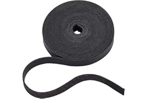 HOBBIESAY 4m Bandes de Cuir Noir 1.5cm de Large Sangles en Cuir Plat Plat Lanières en Cuir Bandes Bandes de Cuir à Motif Litchi pour Projets de Bricolage Artisanat Colliers Animaux de Compagnie