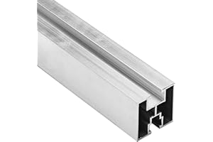 Gal Industrial Aluminiumprofil 40x40 mm Typ S | Länge 8m (4x2m) | Solarschiene Alu Solarprofil Nut 8 & Nut 10 Montageprofil | Photovoltaik Montageschiene