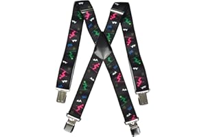 Olata Adjustable Ski Salopette X- and Y-Shape Braces/Suspenders