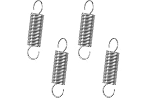 GUNGY Molle a Trazione 40mm Molla di Trazione Doppio Gancio 90 Gradi in Acciaio Inossidabile Diametro Filo 1,0 mm Diametro Esterno 10mm Tiro 1,5kg 10 Pezzi