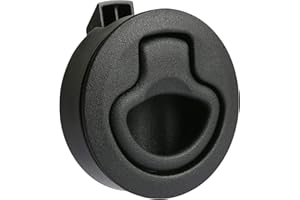 Haasweller 1 x Pull Lock Furniture Lock Push Lock for Motorhome Camper Expansion Material Thickness 2-21 mm Pressure Lock