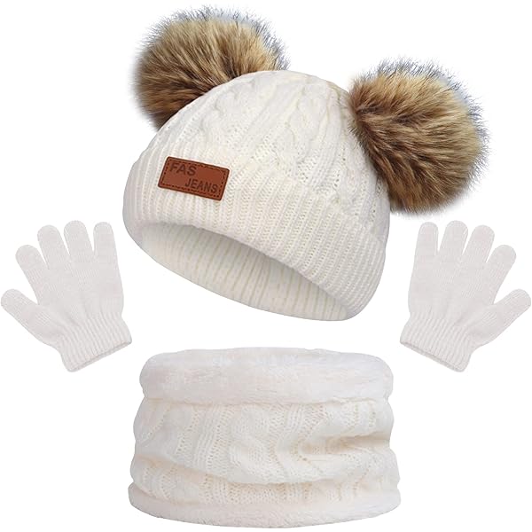 Sciarpa Inter Bambino Set Invernale Per Bambina: Cappello Con