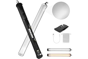 NEEWER BASICS 21W Barra LED Luce Fotografica Portatile 90cm Illuminazione Video TPU Gonfiabile Bicolore 2700-6500K 1300LUX 12 Effetti CRI95 Batteria 2500mAh per Studio Foto Registrazione, GC21B
