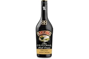 Baileys Original Irish Cream Liqueur | 17% vol | 1L | Fine Irish Whiskey & Dairy Cream | Rich Chocolate & Vanilla Flavours | 