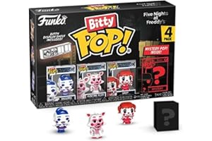 Funko Bitty POP! Five Nights At Freddy's (FNAF) and A Surprise Mystery Mini Figure - 0.9 Inch (2.2 Cm) Collectable - Stackable Display Shelf Included - Gift Idea - Party Bags Stocking