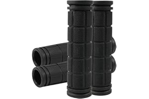 Fonyiunce 2 Paire Poignées pour Vélo, poignées de vélo ergonomiques en Caoutchouc, Poignée Vtt, Chocs et Antidérapantes, pour VTT/BMX/Montagne/Descente/Pliable/Urbain Vélo