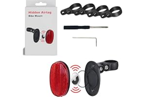 ReFind Airtag Bike Reflector V2. Hidden Holder for Apple Airtag, Anti-Theft Bicycle Reflector, GPS Tracker and Bike Lock for Ebike, Scooter or Bicycle