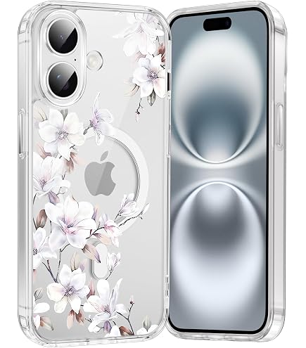ESONG Cover Magnetica Glitter per iPhone 16e,Custodia Ultra Sottile Per Ragazze Donne compatibile con MagSafe,Antiurto Silicone Morbido Trasparente Protettiva Case Shell Viola