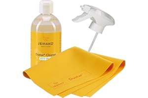 Jemako Dustar Cleaner Set, 500ml, inkl. Dustar Tuch 35 x 40 und Schaumpumpe