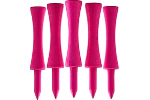 TH Golf Lot de 100 tees de golf en bambou 59 mm biodégradables respectueux de l'environnement et durables