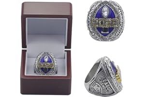 HYKJSHED 2023 Fantasy Football Ring Championship Ring FFL Champions Ring Souvenir Fan Geschenk Vatertag Sammlerstücke
