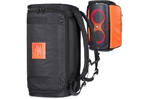 MODJUEGO JBL PARTYBOX 110 - Mochila de viaje para altavoces de la serie JBL para exteriores, funda protectora, funda de transporte, color negro, JBL PARTYBOX 110, Black, JBL PARTYBOX 110, Mochila