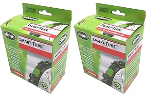 SLIME SELF HEALING INNER TUBES Slime Smart Tube 20" X 1.50-2.125 Self Healing Bike Inner Tubes - Schrader Valve (Pair)