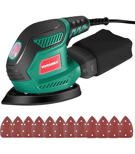 Sander For Wood 200W, 14000RPM Electric Sander With Dust Collector,20