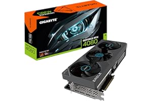 GIGABYTE GeForce RTX 4080 EAGLE OC 16GB Scheda grafica - 16GB DDR6X, 192bit, PCI-E 4.0, Core 2520Mhz, RGB, DP 1.4, HDMI 2.1a, NVIDIA DLSS 3, GV-N4080EAGLE OC-16GD