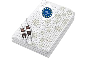 ‎BEURER Beurer UB 68 XXL Doppel-Wärmeunterbett, 150 x 160 cm, 2 Temperaturzonen, 4 Temperaturstufen, Sicherheitssystem, Timerfunktion, maschinenwaschbar