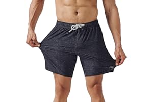 MaaMgic Mens Swimming Shorts Quick Dry 4 Way Stretch Swim Trunks Mesh Lining Swimwear Bathing Suits
