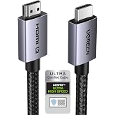 UGREEN 8K HDMI 2.1 Cable Certified 8K 60Hz 4K 240Hz 48Gbps (2M) | Ultra High Speed Aluminum eARC HDCP Dynamic HDR Dolby Atmos