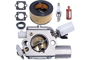 Mtanlo Carburatore per Stihl MS231 MS251 MS231C MS251C MS241 MS241C Sostituisce 1143 120 0611 1143 120 0617 Zama C1Q-S296 C1Q-S233 Carburatore mit Filtro Aria Tubo Carburante Candela