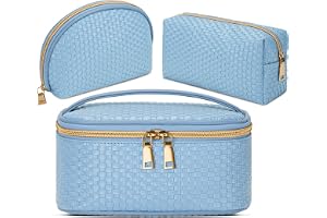 Beauty case da viaggio trasparente, in PVC, impermeabile