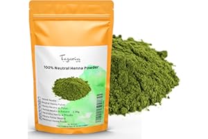 TAZARIN LTD 110g Henné Neutre en Poudre Fine - Henné Incolor - Soin des Cheveux - 100% Naturel, Pur et Sans Additifs