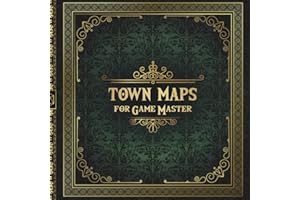Town Maps for Game Master: 50 Unique and Customizable Regional Maps for Tabletop Role-Playing Games (RPG Maps for Game Master)