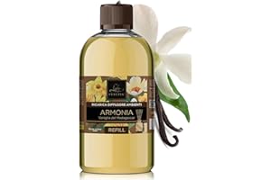 Lady Venezia Ricarica per Diffusore Bastoncini – 500 ML Profumatore Ambiente – Essenze per la Casa - Fragranze Assortite (Vaniglia)