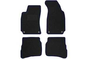 M MOTOS alfombrillas coche de velours standard compatibles con Volkswagen Passat B5 1996-2005 - Standard, Tejido, Azul - Experimenta un nuevo confort de conducción con un juego de alfombra de coche de