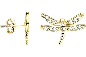 SOFIA MILANI - Orecchini da Donna in Argento 925 - con Pietra Zircone - Orecchino a Perno a Libello