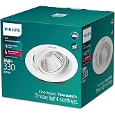 Philips Pomeron G&ouml;mme Spot Işık 5W 330 Lumen 2700K Sarı Işık