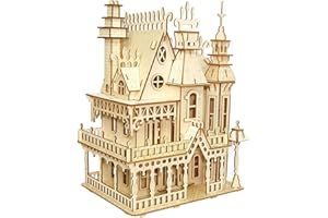 CUTEROOM Fantasy Villa - Kit di costruzione Woodcraft Camera Carina