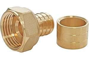 SOMATHERM FOR YOU, Raccord à glissement pour tube PER Ø16 mm - Ecrou tournant 15/21 (1/2") - Sachet de 2 pièces - Assemblage rapide, résistant à la corrosion, pour chauffage et sanitaire