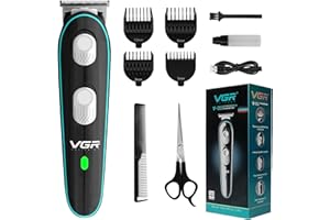 Lumitact Professional Hair Clippers for Men Kids USB Rechargeable Hair Trimmer Cordless Electric Hair Clippers Haircutting Kit 4 Guide Combs(3 6 9 12mm)