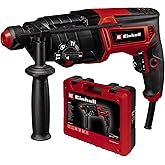 Einhell Bohrhammer TC-RH 800 4F (800 W, 2.6 Joule, Bohren + Hammerbohren + Meißeln mit/ohne Fixierung, pneumatisches Schlagwe