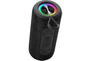 Sumvision Monic Harmony Portable Bluetooth Speaker True Wireless Stereo Speakers 3D Sound Enhance Double Bass RGB 24Hr 2400mAh Bluetooth 5.3 USB C Fast Charge Drop Protection UK Design UK Tech Support
