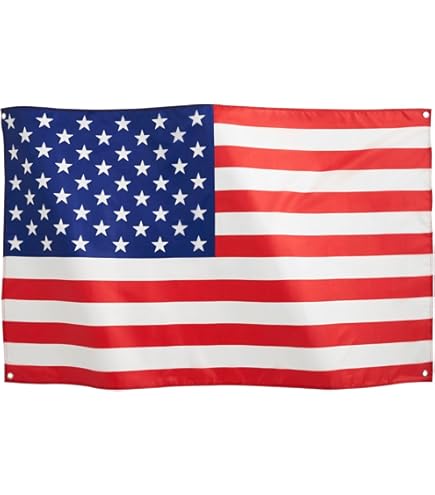 Catena Bandierine USA Boland 6 Metri | 15 Bandiere 20x30cm | Decorazione Festa Americana A Stelle E Strisce - Foto 6
