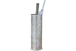 ‎LOBERON Loberon® Schirmständer Néhou, Aluminium, H/Ø 60/20 cm, antiksilber, antiksilber