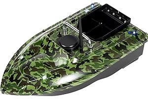 KANGTEN Barca da pesca con telecomando RC, 500 m, ideale per la pesca