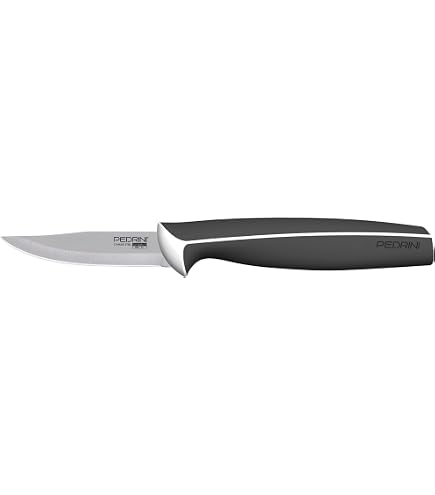 Pedrini 0671 - Sbucciatore Lama Oscillante Acciaio Inossidabile, Bianco, 24.5x6.5x2.5 cm