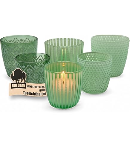 Theelichthouder windlicht theelichtglazen decoratie groen: Candeldo tafeldecoratie 6 stuks groene kaarsenglazen windlicht outdoor vintage kaarsen decoratie tafel kerst decoratie kaars glas Theelichthouder windlicht theelichtglazen decoratie groen: Candeldo tafeldecoratie 6 stuks groene kaarsenglazen windlicht outdoor vintage kaarsen decoratie tafel kerst decoratie kaars glas