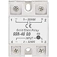 Solid State Relay, Akozon SSR-40 DD 40A 5-220VDC Solid State Relay Module For Industrial Automation Process