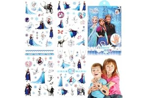 SIPHUS Tatuajes Temporales Niños, 8 Hojas Tatoos Infantiles, Kit Tatuajes Temporales Niñas, Calcamonias para Niños Tatuajes, Tatoos Temporales Niños, para Cumpleaños, Fiesta Temática