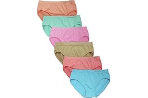 Channo Braguitas Infantil Niña Lisas con Flores Bordadas. Sin Costura Elástico Microfibra Suave. Packs Surtidos