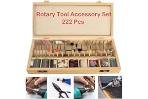 OTNE Otto-Essen 222Pcs Rotary Tool Accessory Grinding Polishing Cutting Bit Kit Set for Dremel