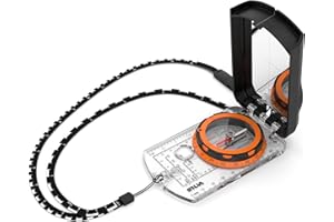 Silva Boussole de Navigation 4 - Graduée en Miles et Degrés - Échelle 1:25k 1:40k 1:50k mm & in - Pour Professionnels - Boîtier Rotatif