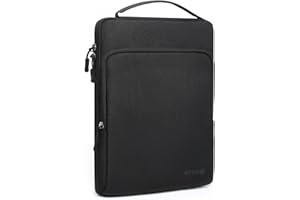 HYZUO 13,3-14 Zoll Laptoptasche Hülle für MacBook Pro 14 M5 M4 M3 M2 M1, MacBook Air/Pro 13,3, 13,8"-13,5" Surface Laptop/Book, Notebooktasche für 13" Dell Lenovo ThinkPad HP Asus Acer, Schwarz